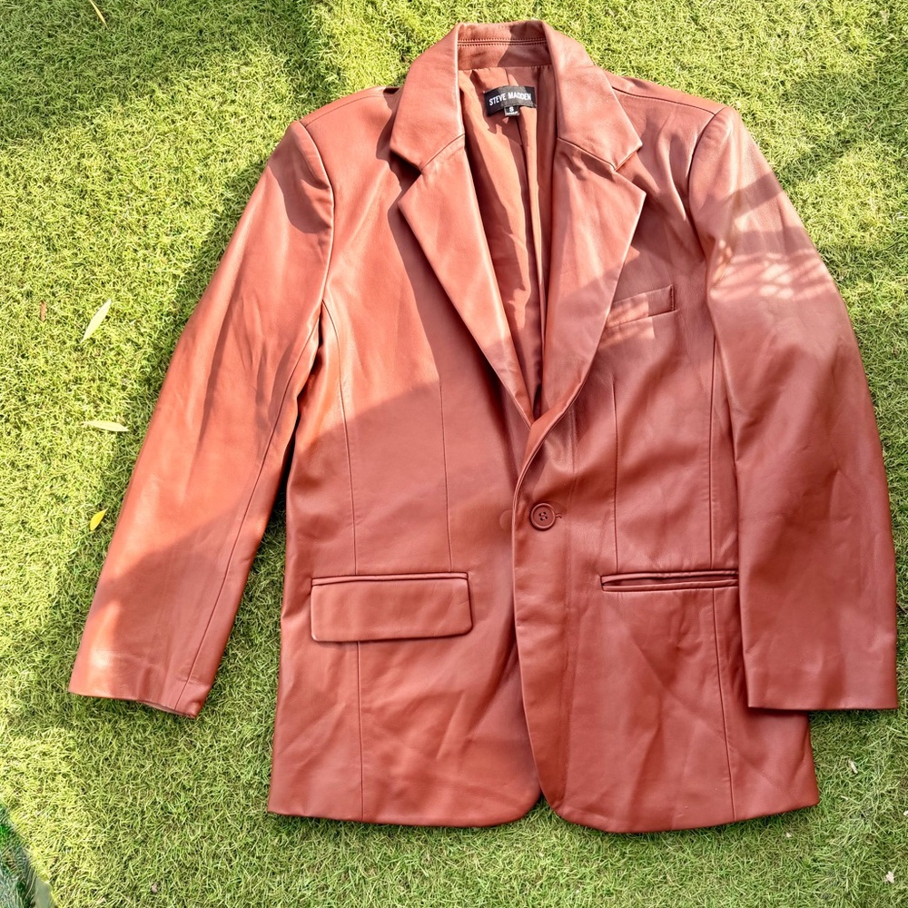 Steve Madden Rich Brown Blazer